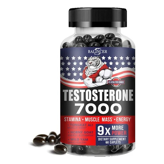 Precursor Potenciador Testosterona 7000 Hecho En Usa 60 Caps