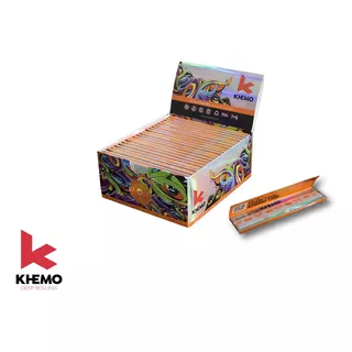 Display Papel De Fumar Khemo Silver Long Size - 50 Libritos