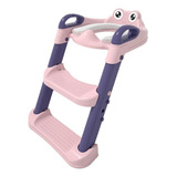 Asiento Entrenador De Inodoro Para Niños Y Niñas Azul / Rosa Frog