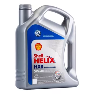 Aceite Shell Helix Hx8 Pro Av 5w40 Vw Tiguan Allspace X 4lts