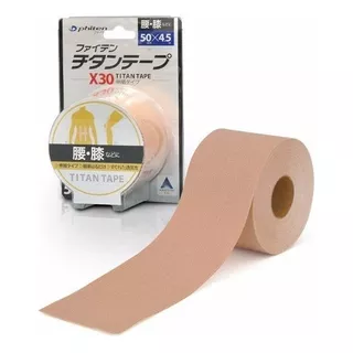 Cinta Kinesiologica Vendaje Neuromuscular Con Titanio X30 Color Beige