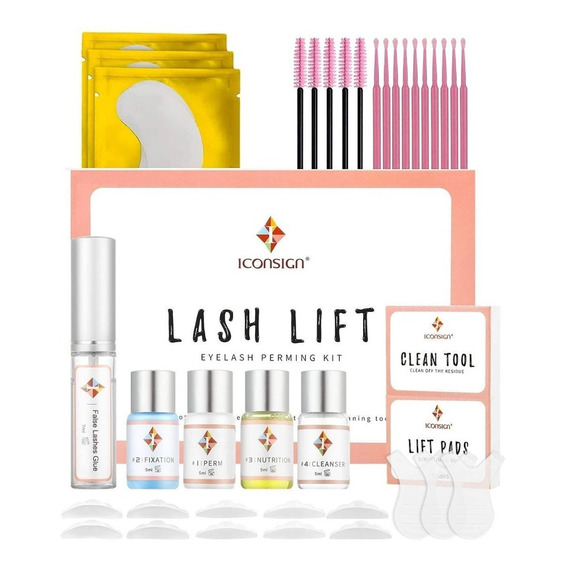 Rizado De Pestañas Lash Lifting Iconsign El  Kit + Completo 