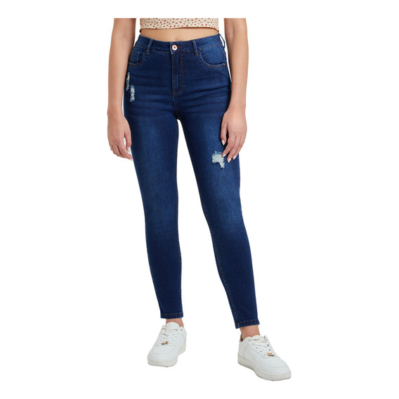 Jeans Mujer Super Skinny Lia Azul Fashion's Park