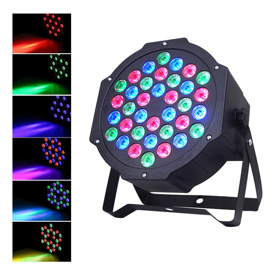 Luz De Escenario Led Tacho Par Genérica 36leds Rgb 110v/220v