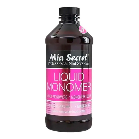 Liquido Acrilico Mia Secret 473ml. Presentación Profesional