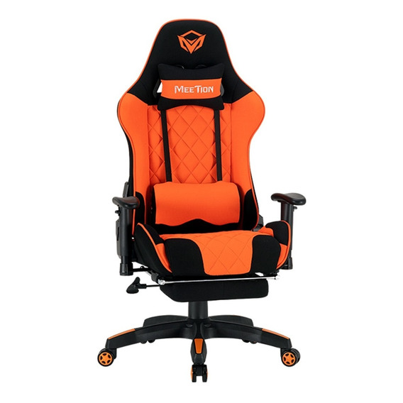 Silla Gamer Meetion Mt-chr25 Negro Con Naranja Febo