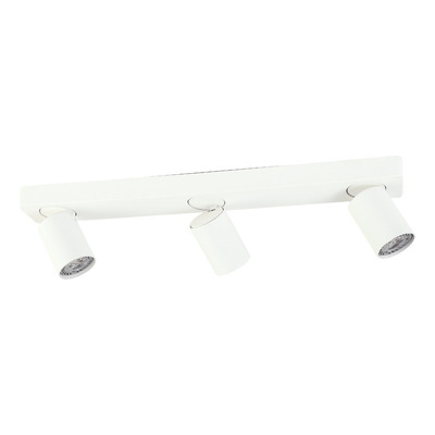Aplique Spot 3 Luces Katharo Negro Movil Apto Led Moderno Lk