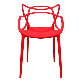 Silla Sidney Roja C/posabrazos Pica