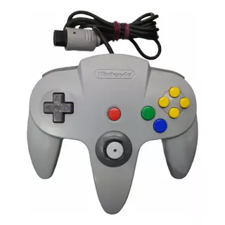 Control Gris Nintendo 64 Original Garantizado Gris