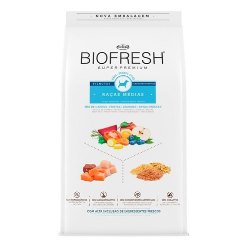 Biofresh Super Premium Perros Cachorros Raza Mediana 10.1 K