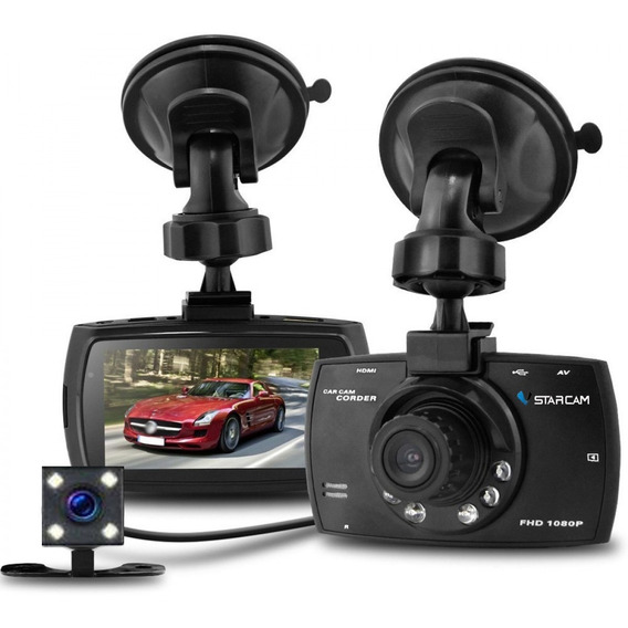 Camara Auto Testigo Mini Full Hd Doble Lente Vision Nocturna