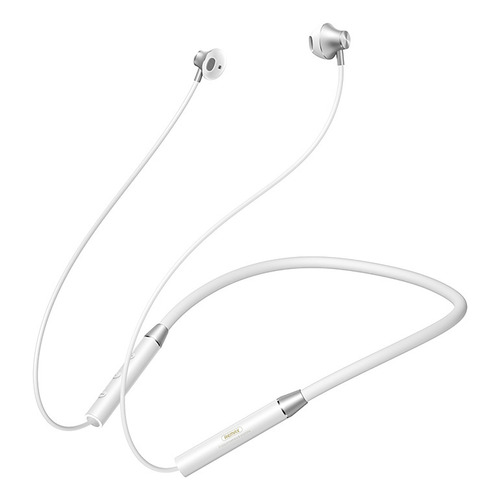 Audífonos Inalámbricos Banda En Cuello Deportivos Bluetooth Color Blanco