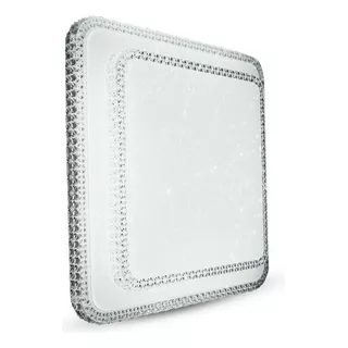 Lustre Plafon Led Cristal 30w - 60w Sobrepor Multicor P/teto