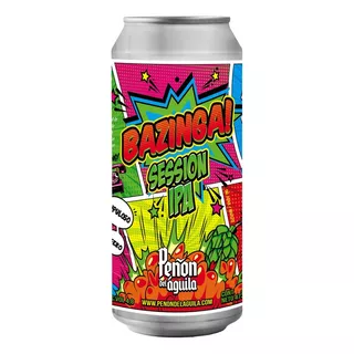 Cerveza Peñon Del Aguila Bazinga Session Ipa Lata X 473 Cc