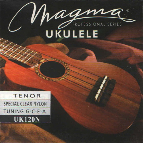 Encordado Magma Uk120n Para Ukelele Tenor Color Negro