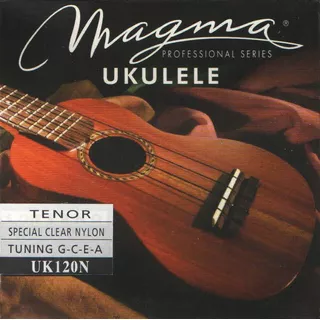 Encordado Magma Uk120n Para Ukelele Tenor Color Negro