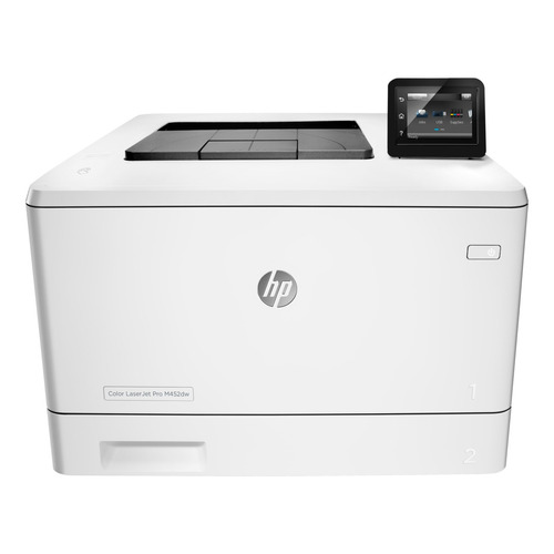 Impresora a color simple función HP LaserJet Pro M452DW con wifi blanca 110V