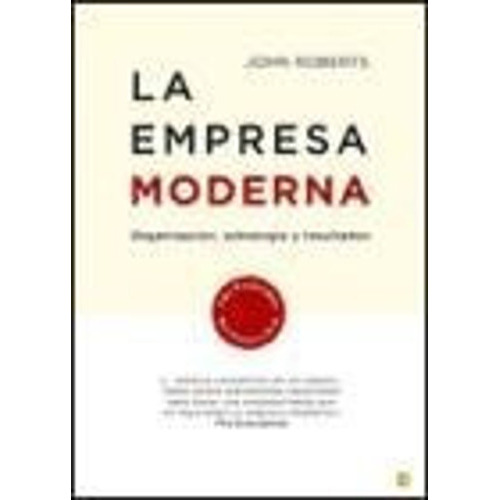 Empresa Moderna, La - John Roberts, De John Roberts. Editorial A.bosch En Español