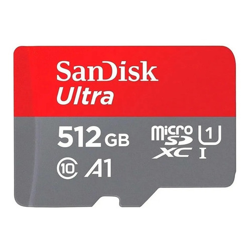 Tarjeta de memoria microsd Sandisk Ultra de 512 GB, clase 10