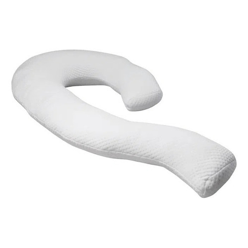 TVNOVEDADESTV Contour Swan Pillow Almohada ergonómica de soporte completo color Blanco