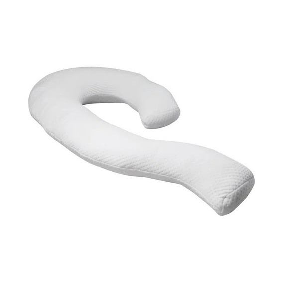 TVNOVEDADESTV Contour Swan Pillow Almohada ergonómica de soporte completo color Blanco