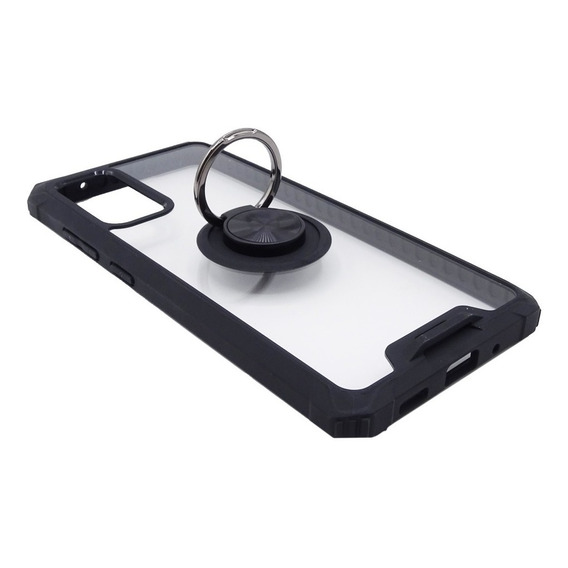 Carcasa Transparente Con Anillo Para Samsung S20 Fe Cofolk