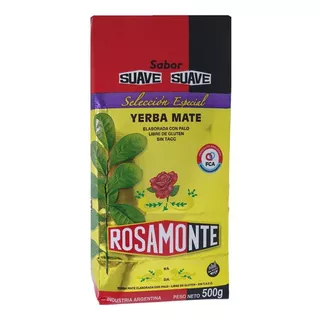 Yerba Mate Paquete 500 Gr Rosamonte Especial Suave Pack X10