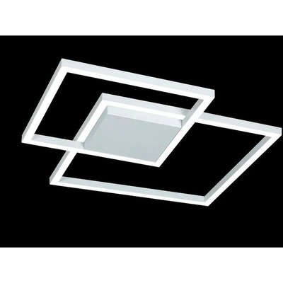 Plafon Lazo Directo Luz Led 60w Diseño Moderno Negro