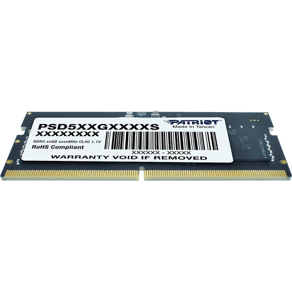 Memoria Ram Patriot Signature 8gb 5600mhz Ddr5 Cl46 Sodimm