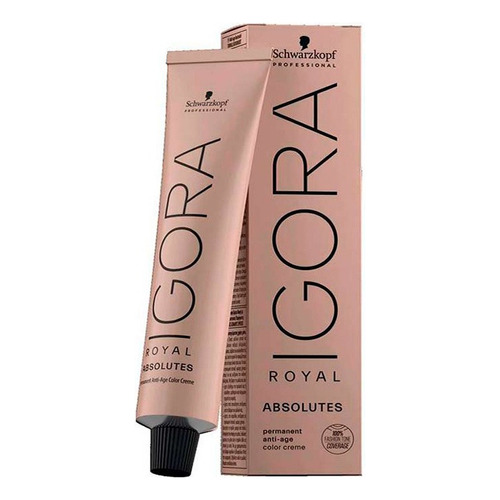 Kit Tintura Schwarzkopf Professional  Igora royal Absolutes tono 5-60 para cabello