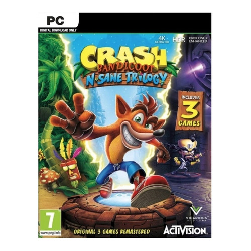 Crash Bandicoot: N. Sane Trilogy Standard Edition - Digital - PC