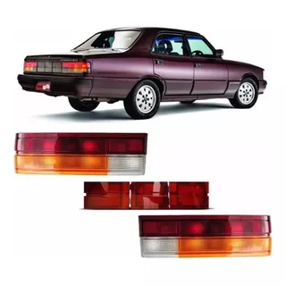 Kit Opala 88 89 90 91 92 Lanternas Tricolor E Aplique Rubi