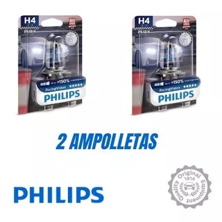 Ampolleta Philips H4 Racing Vision 12v 60/55w (par)