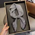 Silk Mulberry Scarf Women's Spring Summer Oil Painting13