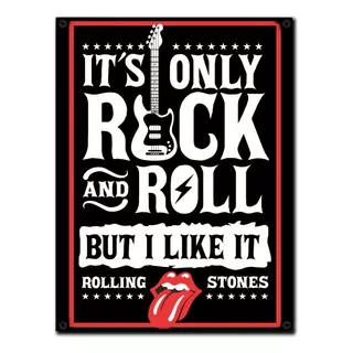 #09 - Cuadro Vintage 30 X 40 / No Chapa Rolling Stones Rock