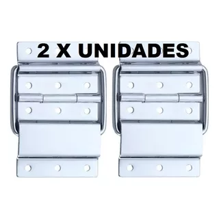 Bisagras Metálica Baúles Cases Con Traba Rack 11.5cm X 7cm 