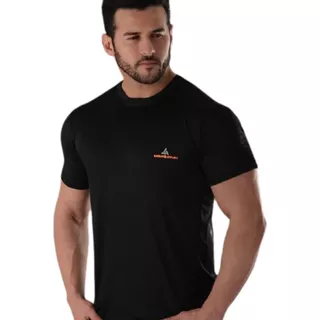 Remera Deportiva Hombre Crossfit Rmdf Ng- 6 Cuo