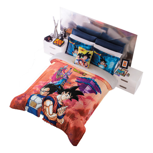 Colchas Concord CBOM785 multicolor Dragon Ball matrimonial