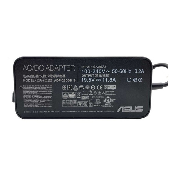 Cargador Original Asus 19.5v 11.8 Amp Adp-230gb 