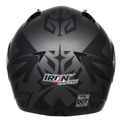 Casco Abatible Iron Racing Ir105 Dot Ojo Negro