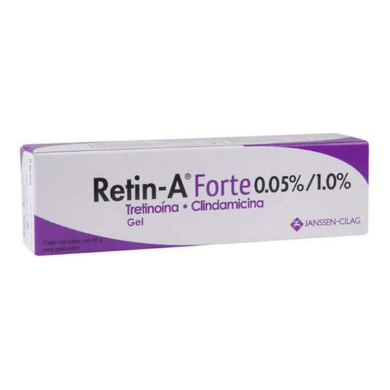 Crema Acné  Retin-a Forte Tretinoina 0.050% Clindamicina 30g
