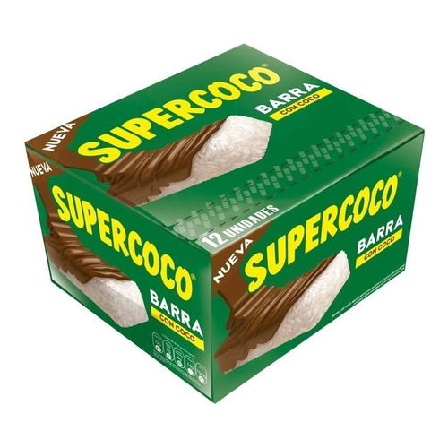 Supercoco Snack En Barra - Caja X 12 Und