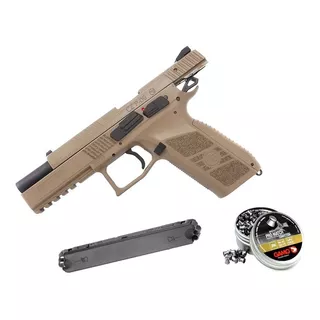 Kit 100 Diabolos + 2 Tanques Co2 Y Pistola Cz P09 Fde