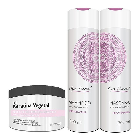 Shampoo 300ml + Acond. Pro Vitamina + Keratina Vegetal