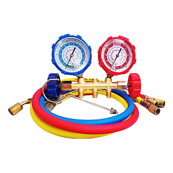 Manometro/ Manifold Para Refrigeración Gas R134