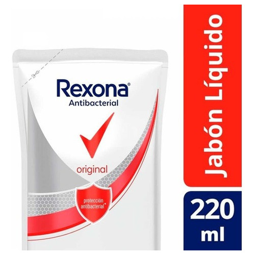 Rexona Original Antibacterial Jabón Líquido Repuesto X220 Ml