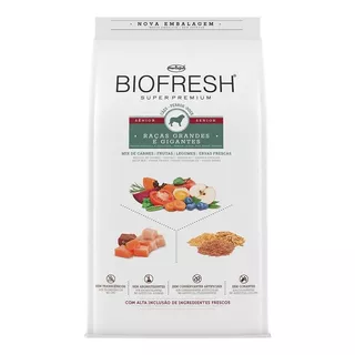 Alimento Biofresh Super Premium Para Perro Senior De Raza Grande Y Gigante Sabor Mix En Bolsa De 15kg