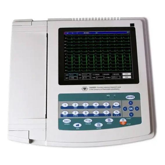 Electrocardiógrafo Digital 12 Derivaciones 12 Canales Contec