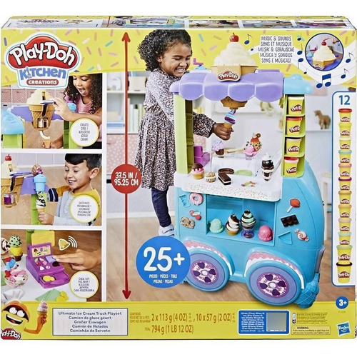 Camión de helados Play-doh Mason - Hasbro