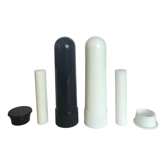 Envase Vacío Inhalador Nasal Con Tubo Algodón - Pack 15 Unid